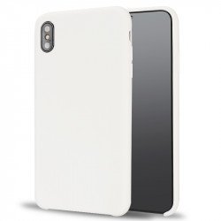 iPhone Xs Max Pro Silicone Hard Case (White)